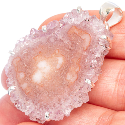 Amethyst Stalactite Pendant 1 3/4" (925 Sterling Silver) P41519