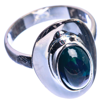 Black Opal Ring Size 7 (925 Sterling Silver) R144109