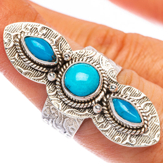 Large Sleeping Beauty Turquoise Ring Size 7 (925 Sterling Silver) R144654