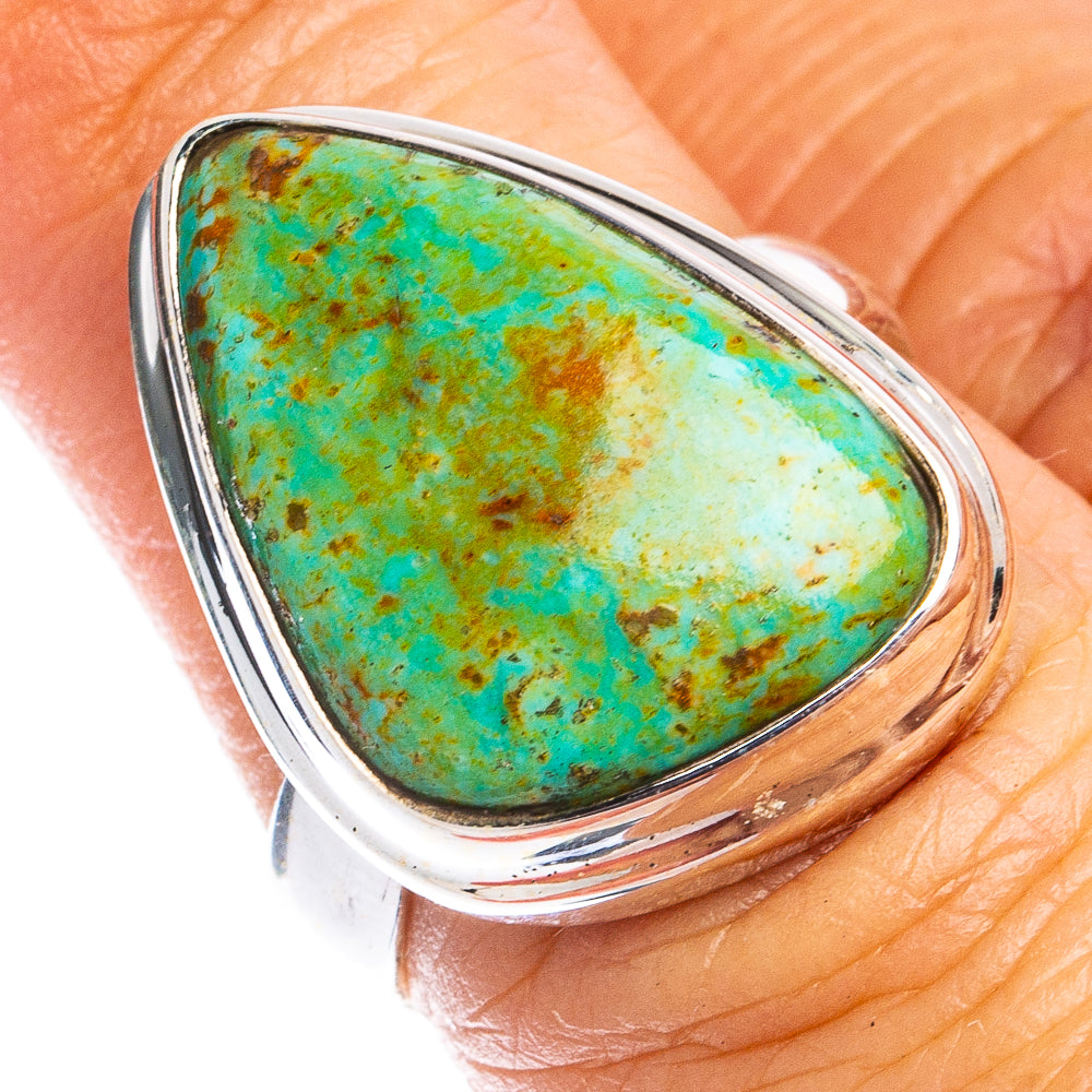 Rare Kingman Turquoise Ring Size 6.75 (925 Sterling Silver) R8465