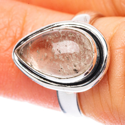 Rare Libyan Desert Glass Ring Size 5 (925 Sterling Silver) R3975