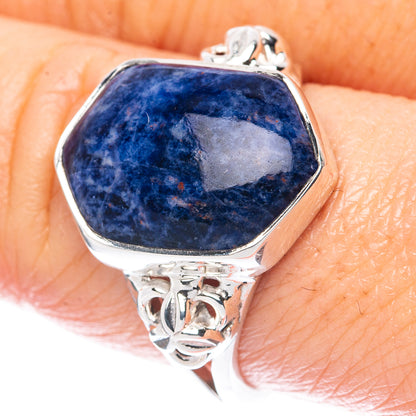 Premium Sodalite 925 Sterling Silver Ring Size 9 (925 Sterling Silver) R2721