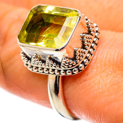 Faceted Citrine Ring Size 8.25 (925 Sterling Silver) RING139195