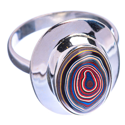 Fordite Ring Size 11.75 (925 Sterling Silver) R144253