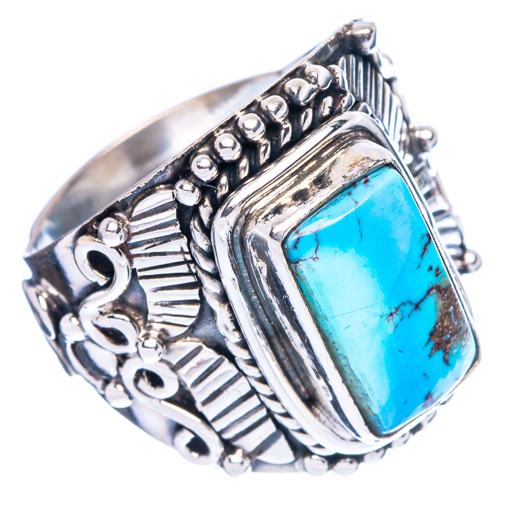 Rare Golden Hills Turquoise Ring Size 6.25 (925 Sterling Silver) R4605