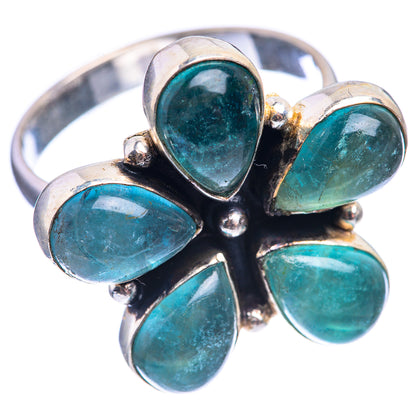 Blue Fluorite Ring Size 11 (925 Sterling Silver) R141943