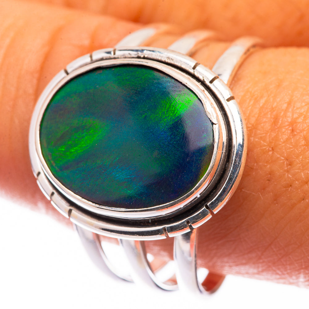 Aura Opal Ring Size 10.75 (925 Sterling Silver) R141123