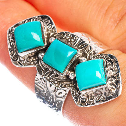 Sleeping Beauty Turquoise Ring Size 7 (925 Sterling Silver) R144261