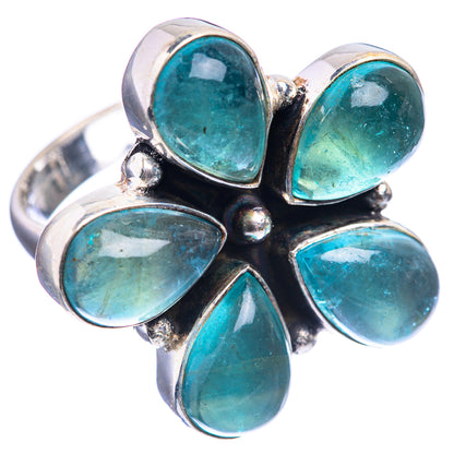 Blue Fluorite Ring Size 6.5 (925 Sterling Silver) R142121