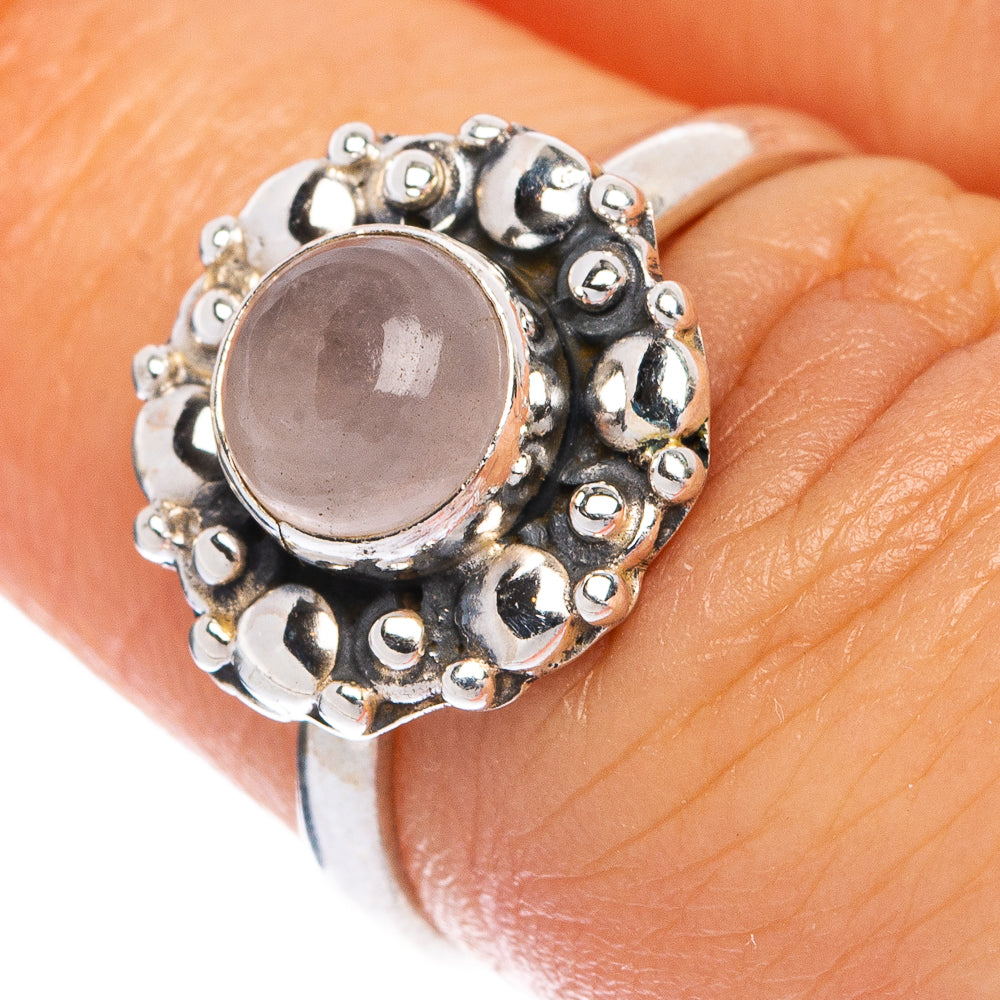 Rose Quartz Dainty Ring Size 6 (925 Sterling Silver) R145391