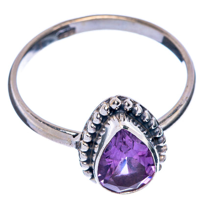 Faceted Amethyst Dainty Ring Size 7 (925 Sterling Silver) R145362