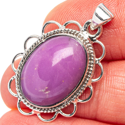 Premium Phosphosiderite Pendant 1 1/4" (.925 Sterling Silver)