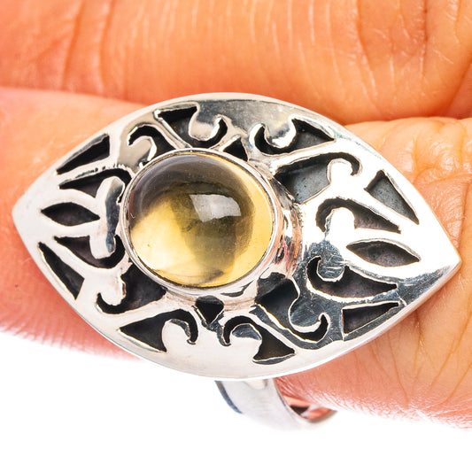 Citrine 925 Sterling Silver Ring Size 5.75 (925 Sterling Silver) R6150
