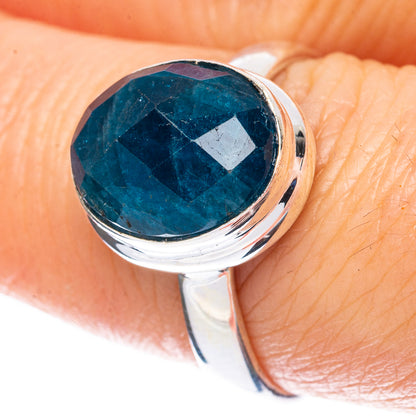 Apatite Ring Size 7.5 (925 Sterling Silver) R3007