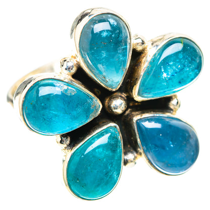 Large Blue Fluorite Ring Size 9 (925 Sterling Silver) RING138894