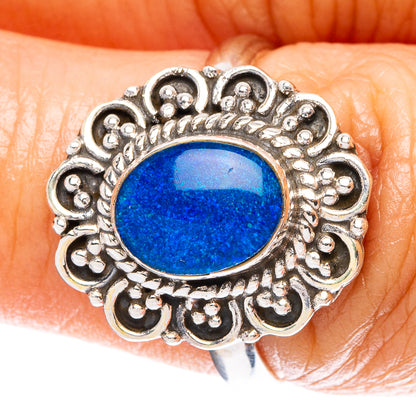 Rare Doublet Opal Ring Size 7 (925 Sterling Silver) R5010