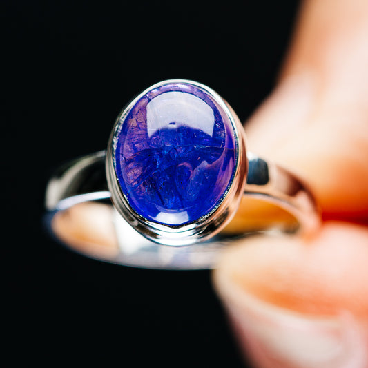 Premium Tanzanite Ring Size 8.75 (.925 Sterling Silver)