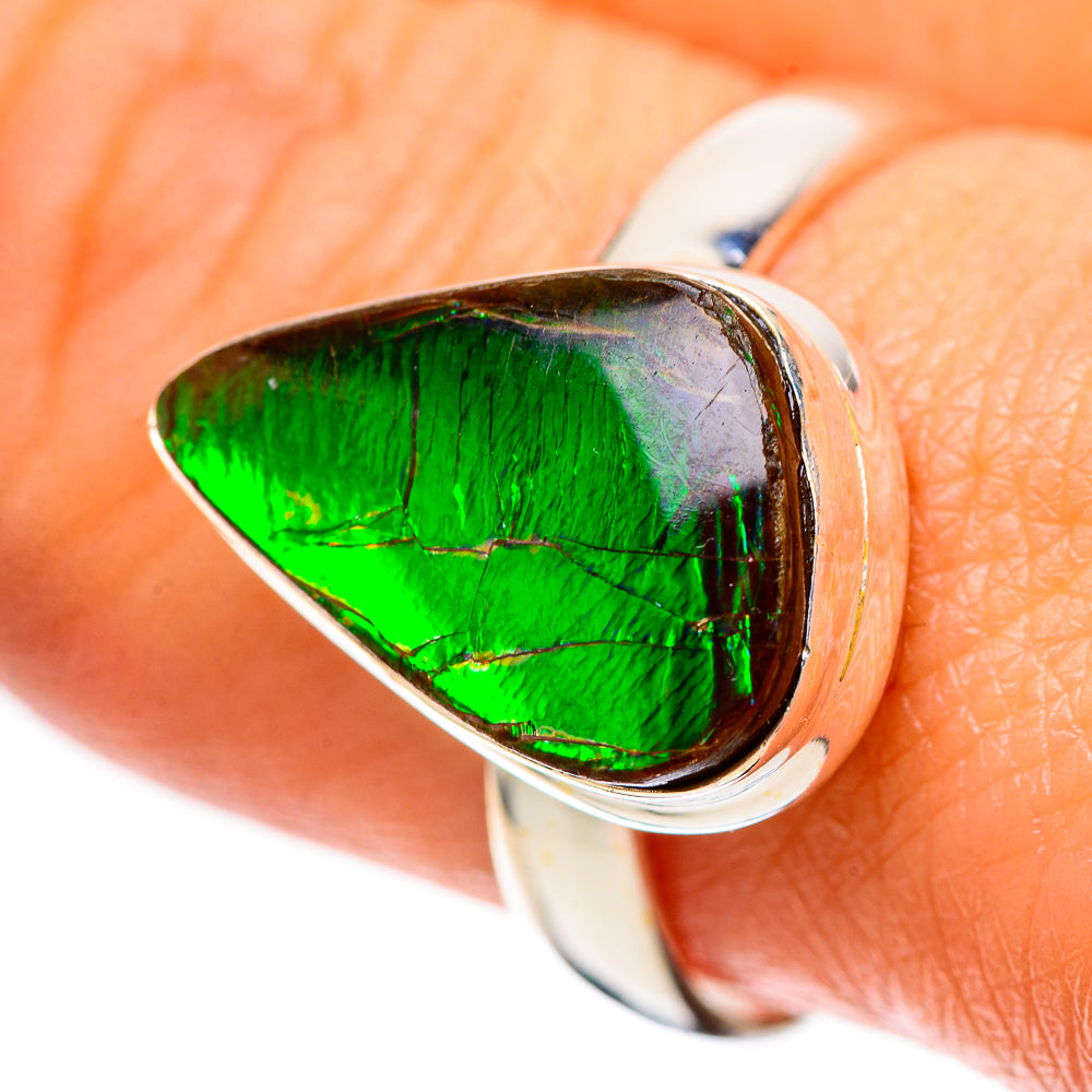 Ammolite Ring Size 9 (925 Sterling Silver) RING139234