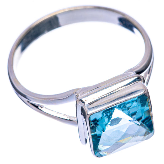 Blue Topaz Ring Size 11 (925 Sterling Silver) R144691