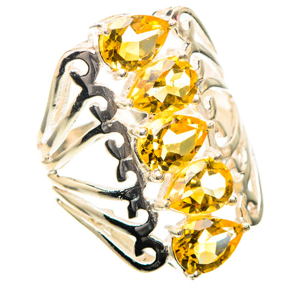Faceted Citrine 925 Sterling Silver Ring Size 6.5 (925 Sterling Silver) RING139340