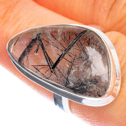 Tourmalinated Quartz Ring Size 7 (925 Sterling Silver) R144249