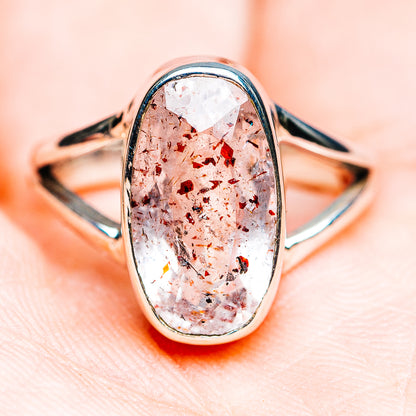Premium Faceted Lepidocrocite Ring Size 6.5 (.925 Sterling Silver)