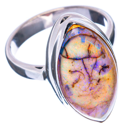Rare Sterling Opal Ring Size 6.25 (925 Sterling Silver) R2914