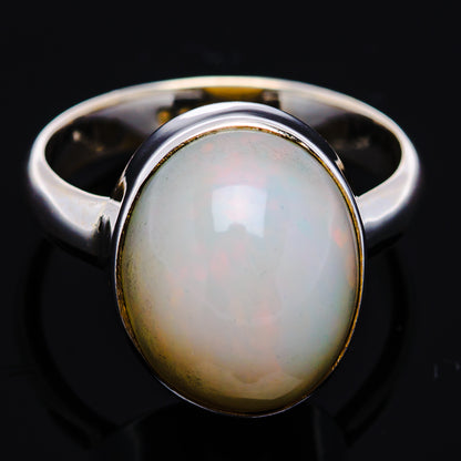 Premium Ethiopian Opal Ring Size 6 Adjustable (.925 Sterling Silver)