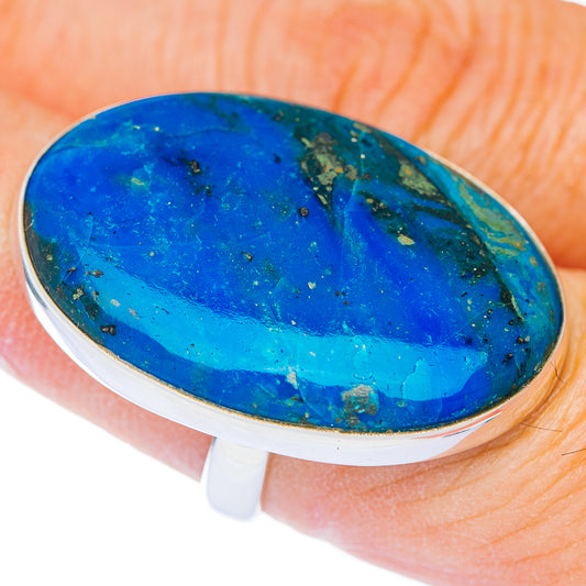 Premium Peruvian Opal Ring Size 7.25 Adjustable (.925 Sterling Silver)