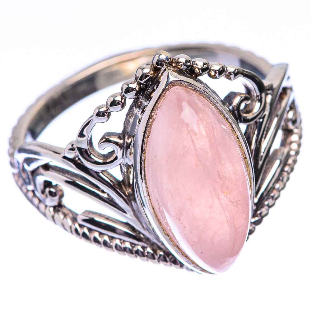 Rose Quartz Ring Size 10 (925 Sterling Silver) R140545
