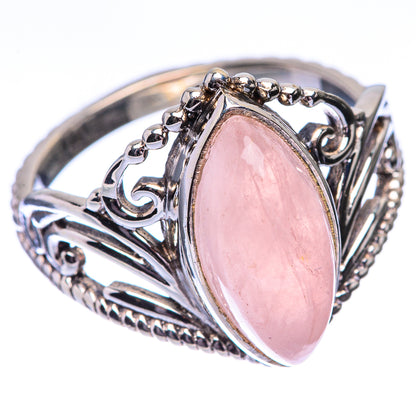 Rose Quartz Ring Size 10 (925 Sterling Silver) R140545