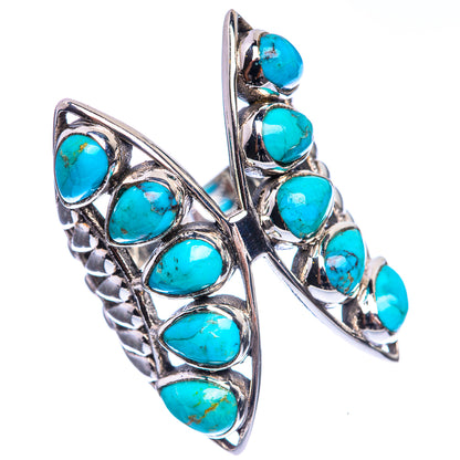Large Sleeping Beauty Turquoise 925 Sterling Silver Ring Size 6.5
