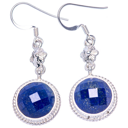 Asc Premium Lapis Lazuli Earrings 1 3/4" (925 Sterling Silver) E1327