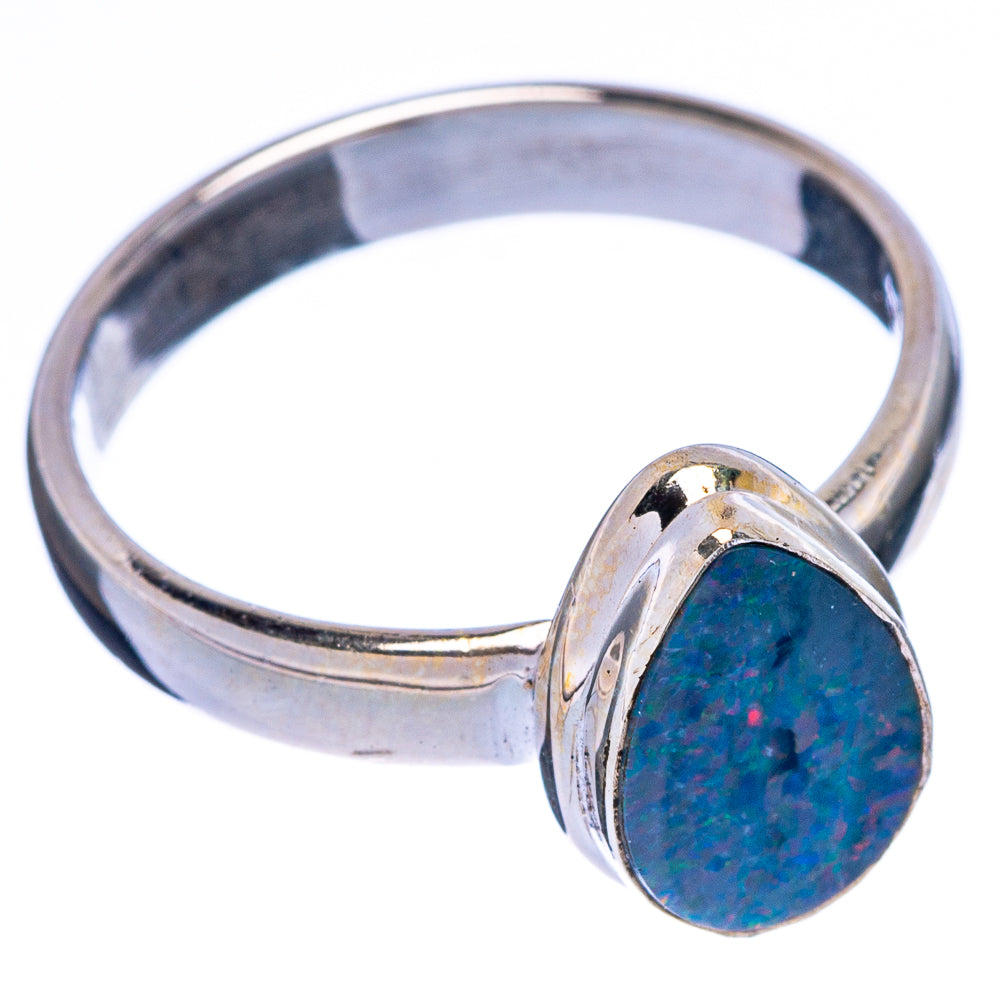 Doublet Opal Ring Size 7.5 (925 Sterling Silver) R146737