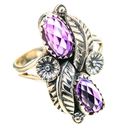 Faceted Amethyst Ring Size 9.75 (925 Sterling Silver) RING138937