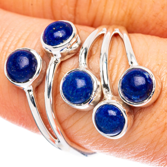 Premium Lapis Lazuli Ring Size 8 (925 Sterling Silver) R3606