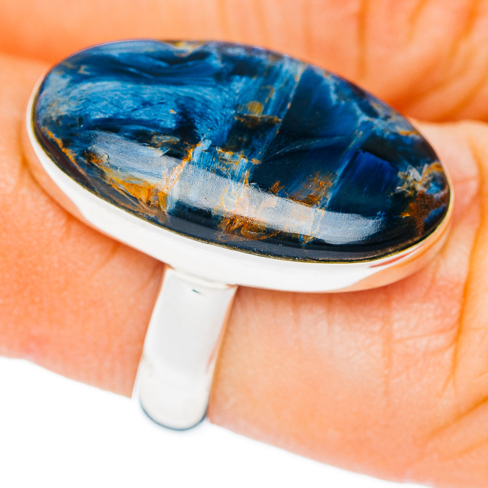 Premium Pietersite Ring Size 5.5 Adjustable (.925 Sterling Silver)