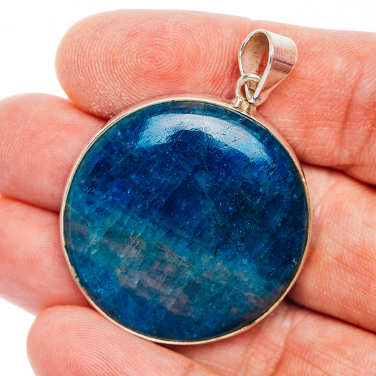 Premium Apatite Pendant 1 3/4" (.925 Sterling Silver)