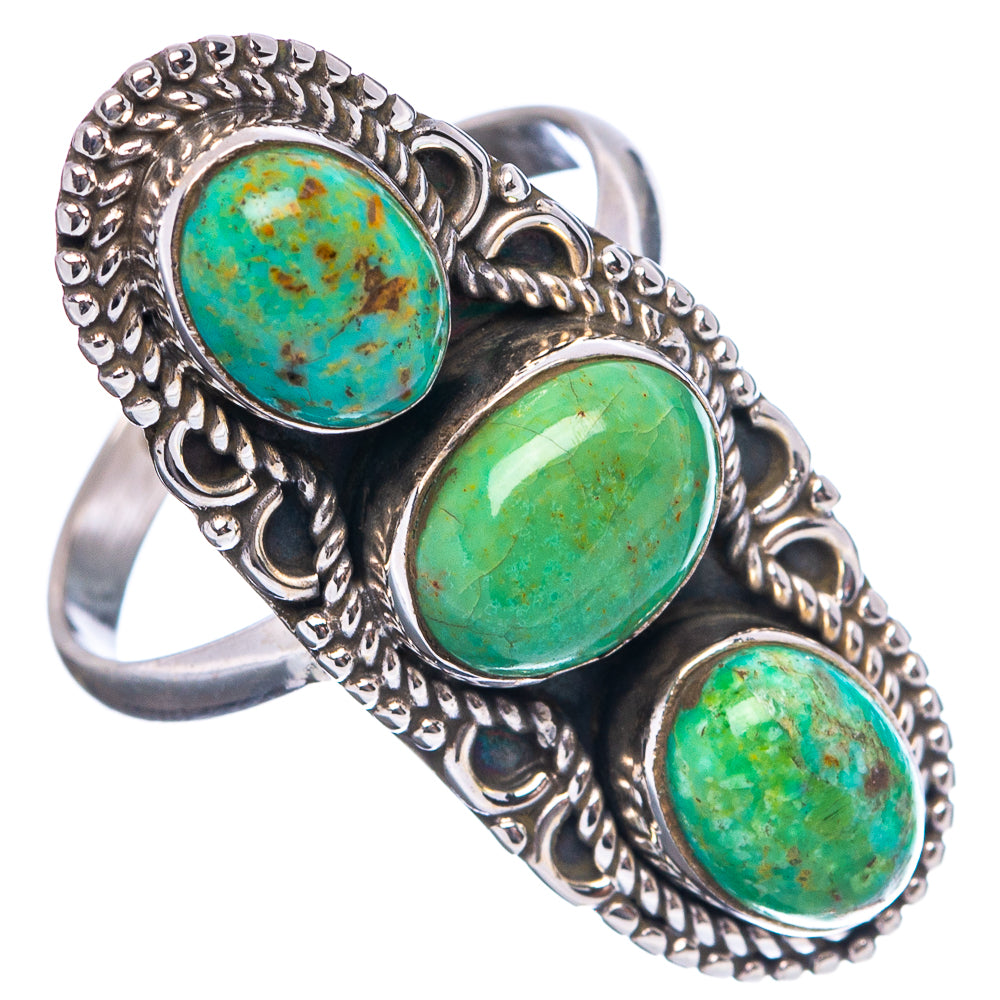 Mohave Turquoise Ring Size 8 (.925 Sterling Silver)