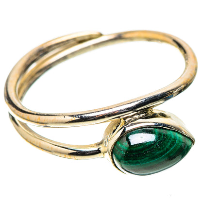 Malachite Dainty Ring Size 6 (925 Sterling Silver) RING138190