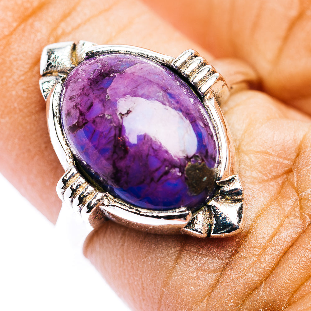 Purple Turquoise Ring Size 6 (.925 Sterling Silver)