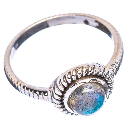 Labradorite Ring Size 100 (925 Sterling Silver) R147038