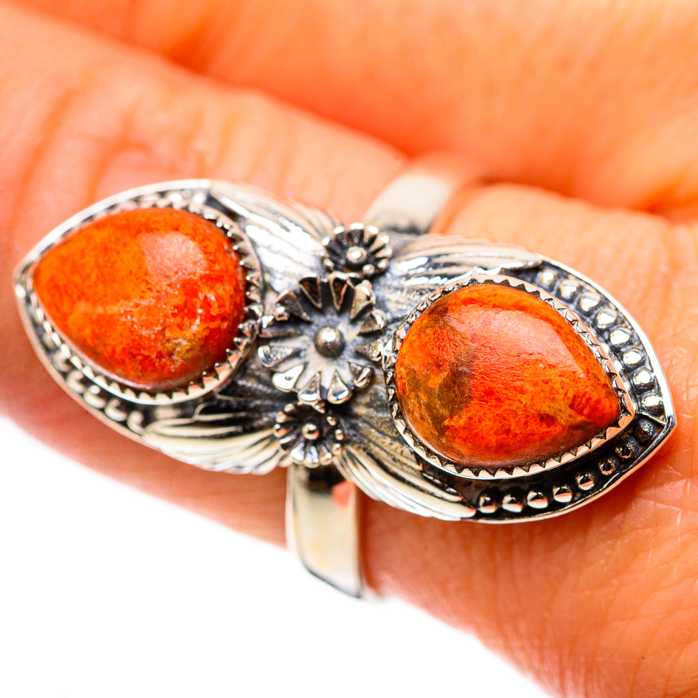Sponge Coral Ring Size 8.5 (925 Sterling Silver) RING138383