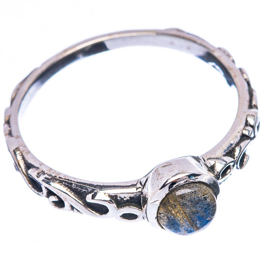 Labradorite Ring Size 7.25 (925 Sterling Silver) R5521