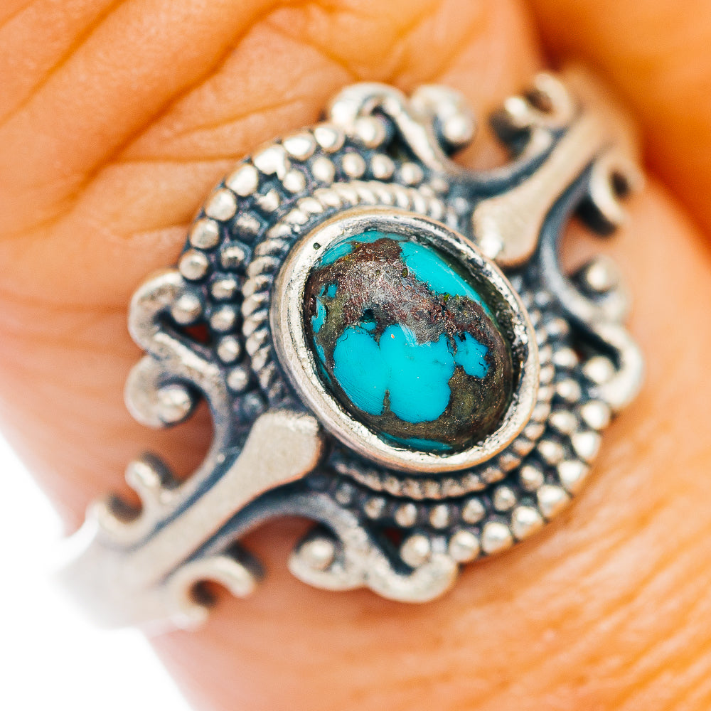 Mojave Turquoise Ring Size 9 (.925 Sterling Silver)