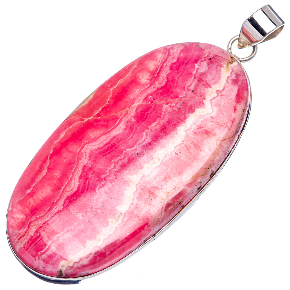 Premium Rhodochrosite Pendant 2 5/8" (.925 Sterling Silver)