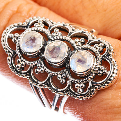 Rainbow Moonstone Ring Size 9.75 (925 Sterling Silver) R142390