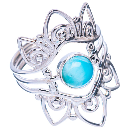 Premium Larimar Ring Size 8.75 (925 Sterling Silver) R2632