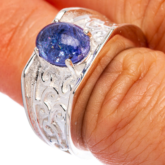 Natural Tanzanite Ring Size 5.75 (925 Sterling Silver) R146029