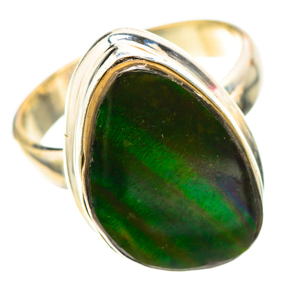 Canadian Ammolite 925 Sterling Silver Ring Size 6.25 (925 Sterling Silver) RING139364
